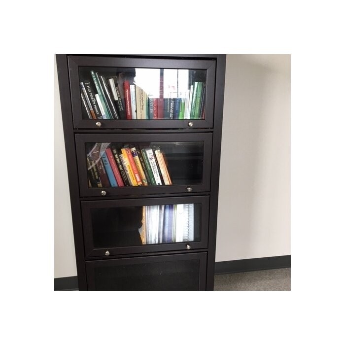 Brackston 60'' H x 32.7'' W Barrister Bookcase