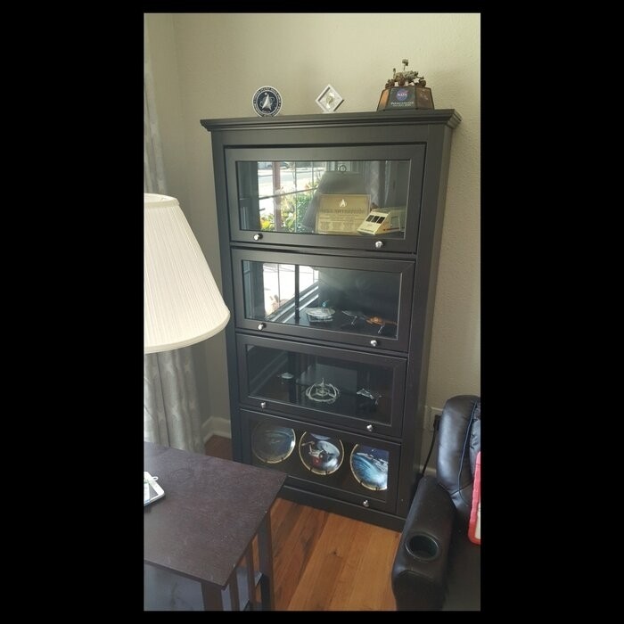 Brackston 60'' H x 32.7'' W Barrister Bookcase