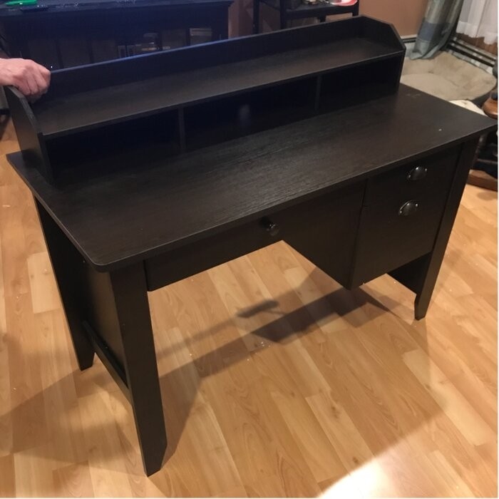 Braesen Executive Desk with Hutch