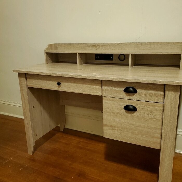 Braesen Executive Desk with Hutch