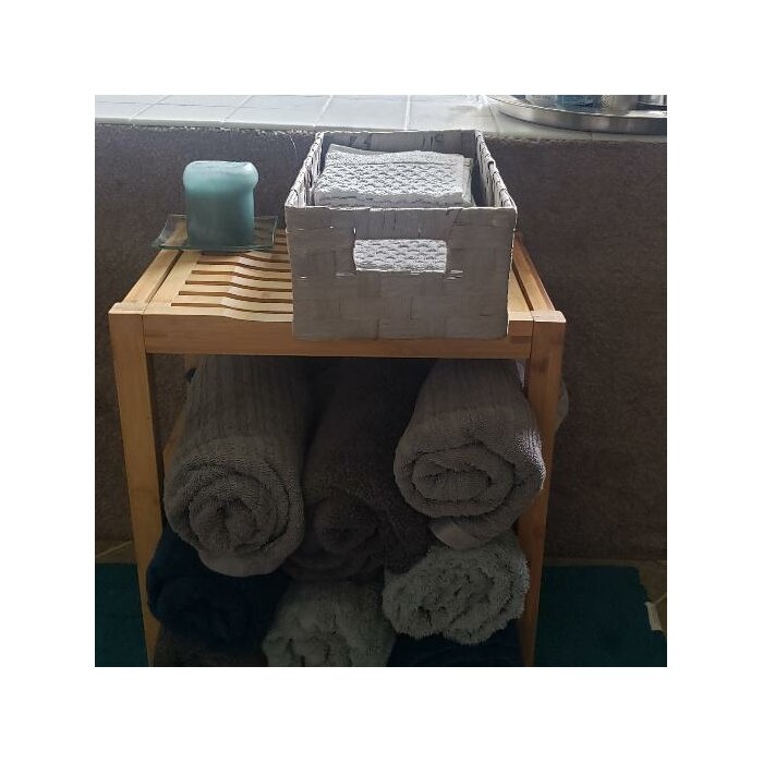 Branstetter 16.6'' W Bamboo Shower Bench