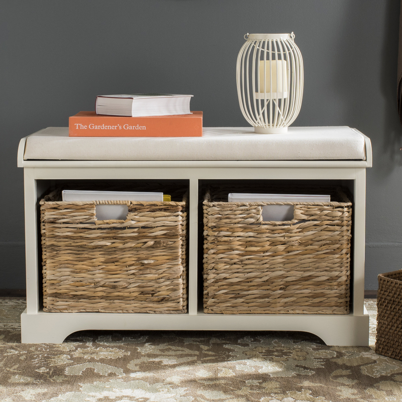 Briananthony Upholstered Cubby Storage Bench Foter