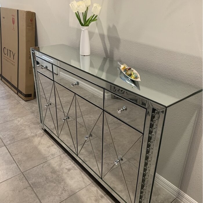 Brinley 60'' Wide 3 Drawer Credenza