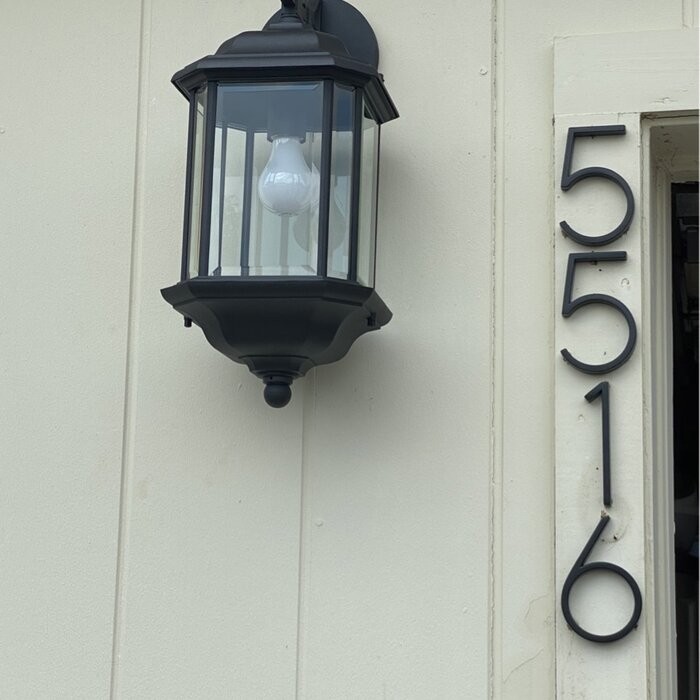 Brookland 19.25'' H Beveled Glass Outdoor Wall Lantern