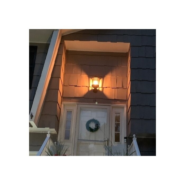 Brookland 19.25'' H Beveled Glass Outdoor Wall Lantern