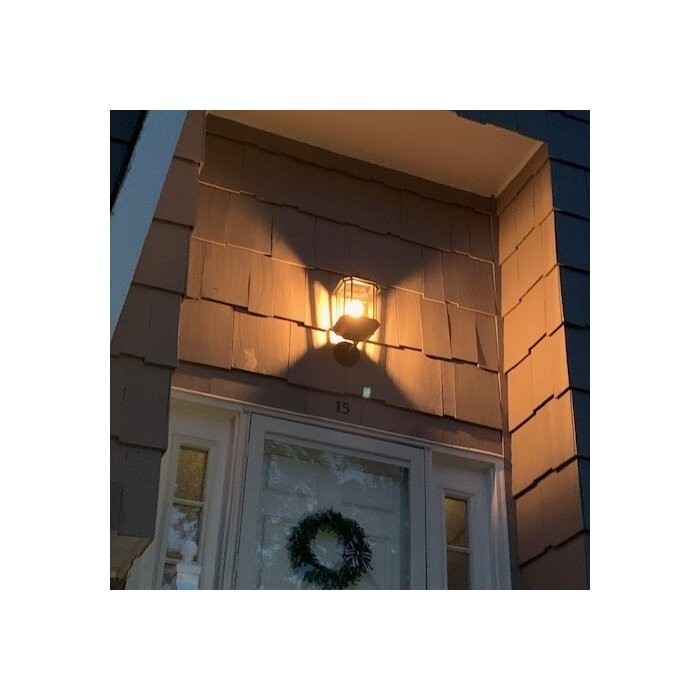 Brookland 19.25'' H Beveled Glass Outdoor Wall Lantern