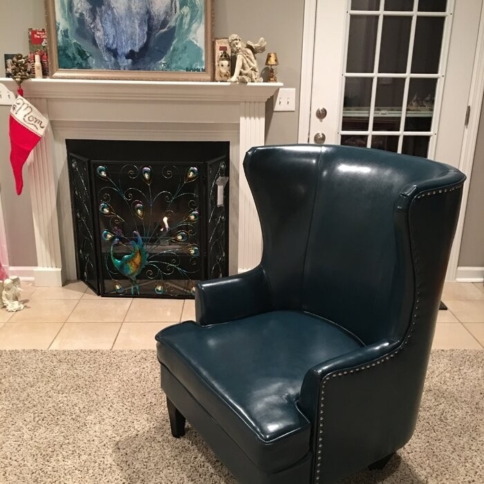 Brookport 30.7'' Wide Wingback Chair