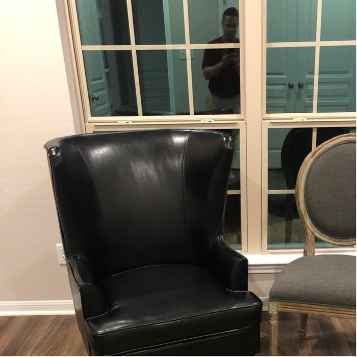 Brookport 30.7'' Wide Wingback Chair