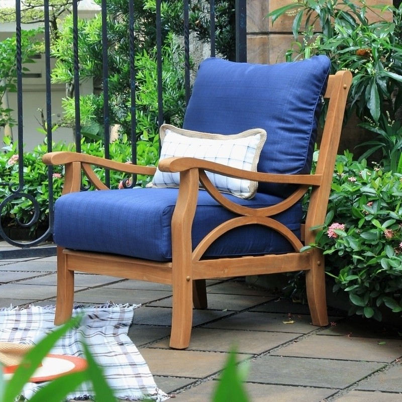 Brunswick Teak Patio Chair with Cushions