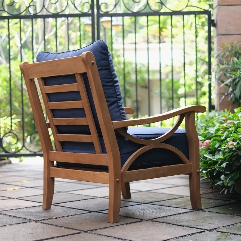 Brunswick Teak Patio Chair with Cushions