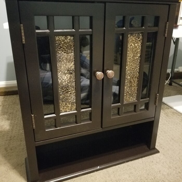 Caleb 22'' W x 24'' H x 7'' D Removable Bathroom Cabinet