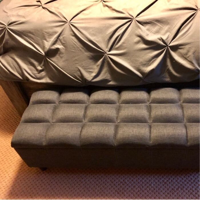 Campanella Upholstered Flip Top Storage Bench