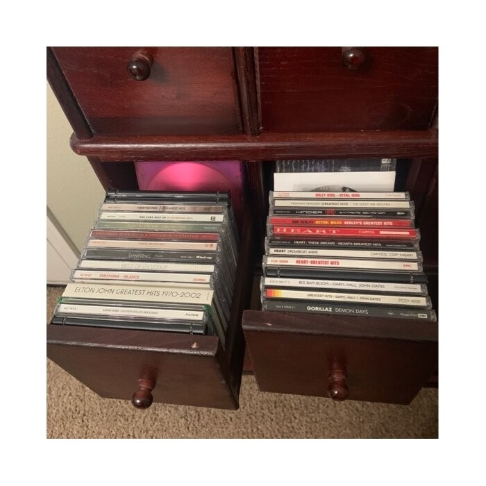 Carey Multimedia Library Style Media Drawers
