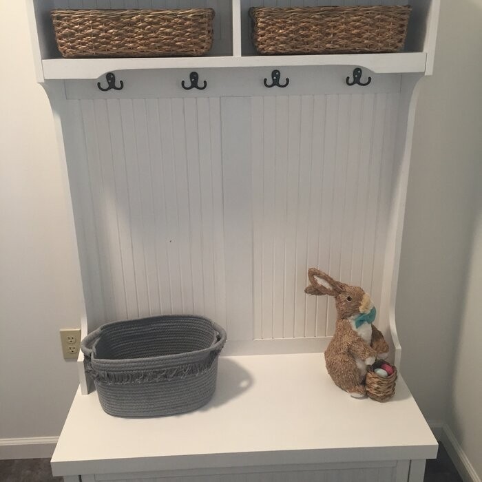 Carmel 40'' Wide Hall Tree with Bench and Shoe Storage