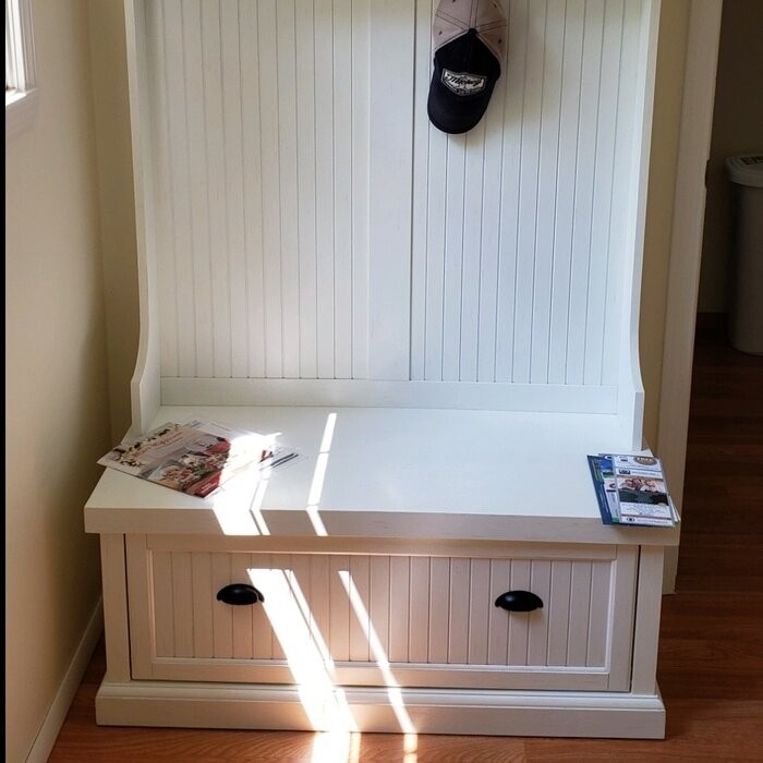 Carmel 40'' Wide Hall Tree with Bench and Shoe Storage