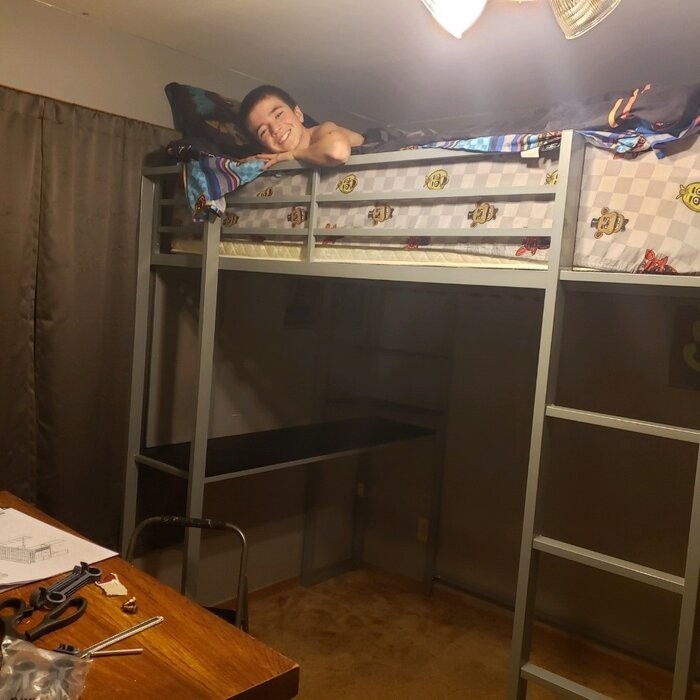 Cato Loft Bed with Bookcase by Mack & Milo™