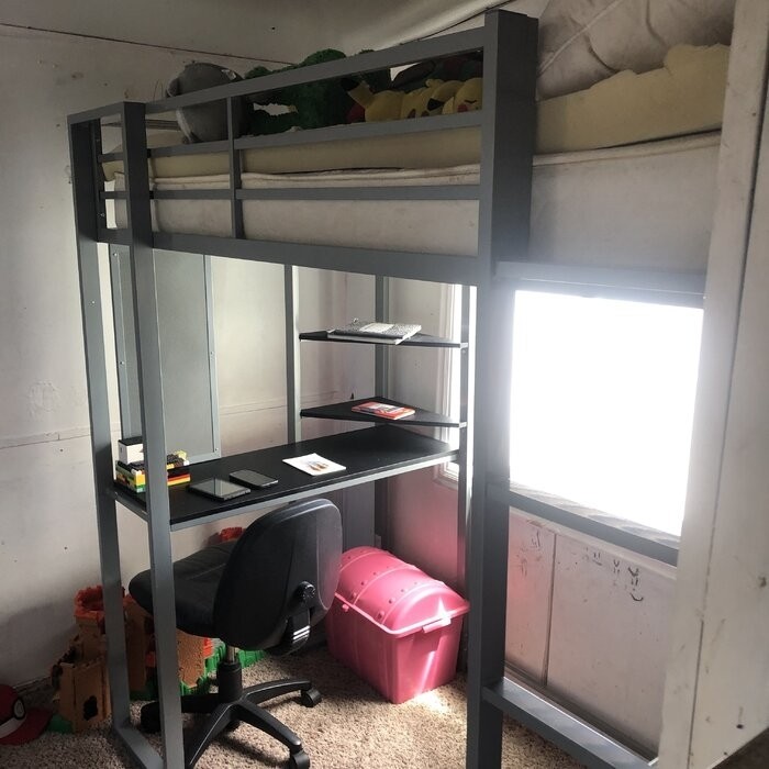 Cato Loft Bed with Bookcase by Mack & Milo™