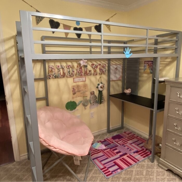 Cato Loft Bed with Bookcase by Mack & Milo™