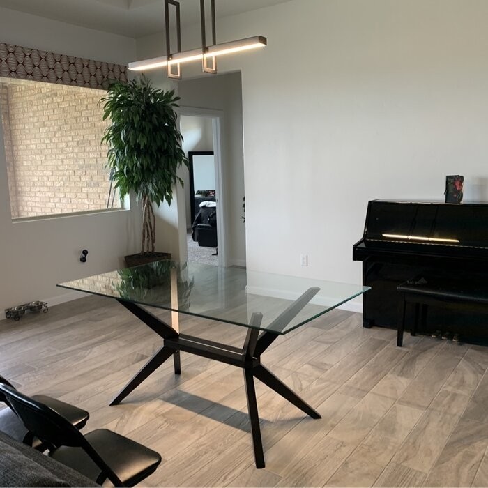Catuy 63'' Trestle Dining Table