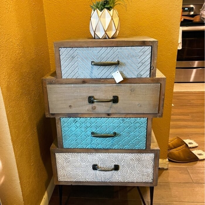 Cayden 33.27'' Tall 4 - Drawer Accent Chest