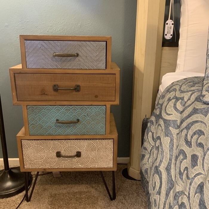Cayden 33.27'' Tall 4 - Drawer Accent Chest