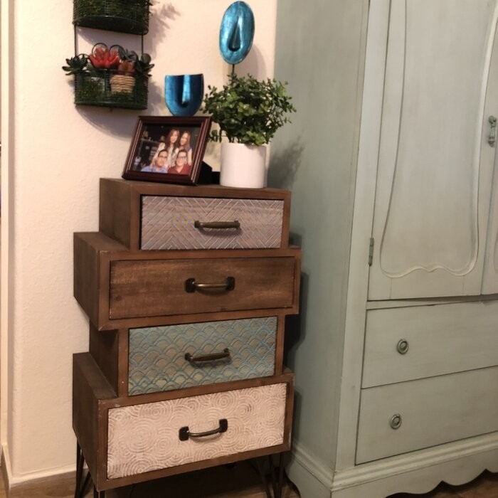 Cayden 33.27'' Tall 4 - Drawer Accent Chest