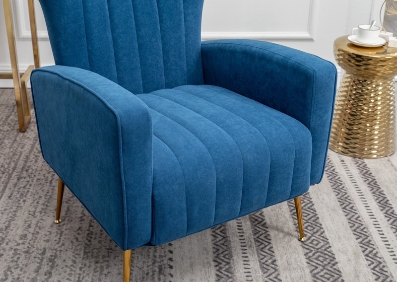Cayleigh 27.5'' Wide Velvet Wingback Chair