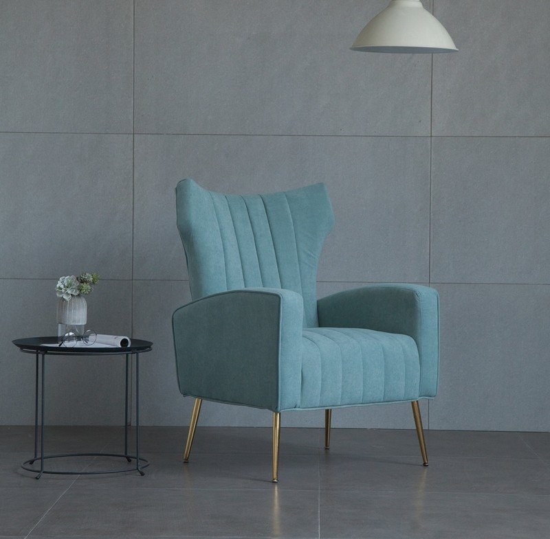 Cayleigh 27.5'' Wide Velvet Wingback Chair