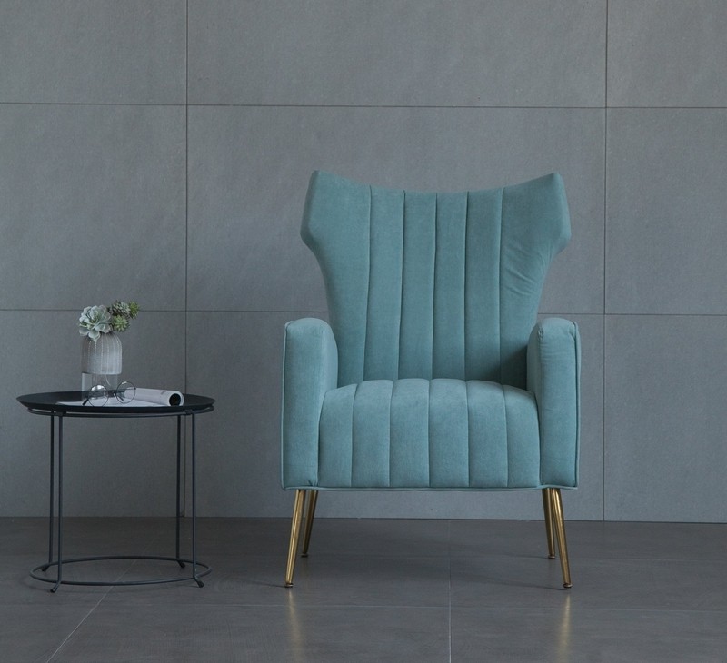 Cayleigh 27.5'' Wide Velvet Wingback Chair