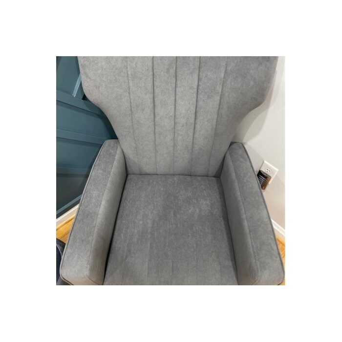 Cayleigh 27.5'' Wide Velvet Wingback Chair