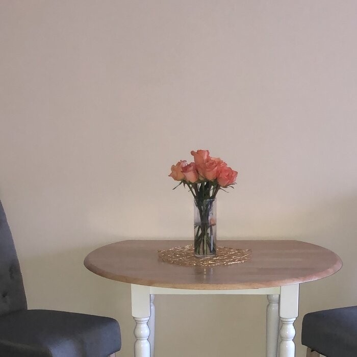 Cecelia Drop Leaf Solid Wood Dining Table