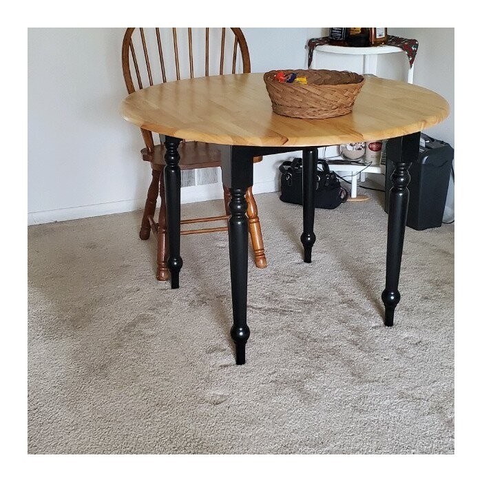 Cecelia Drop Leaf Solid Wood Dining Table