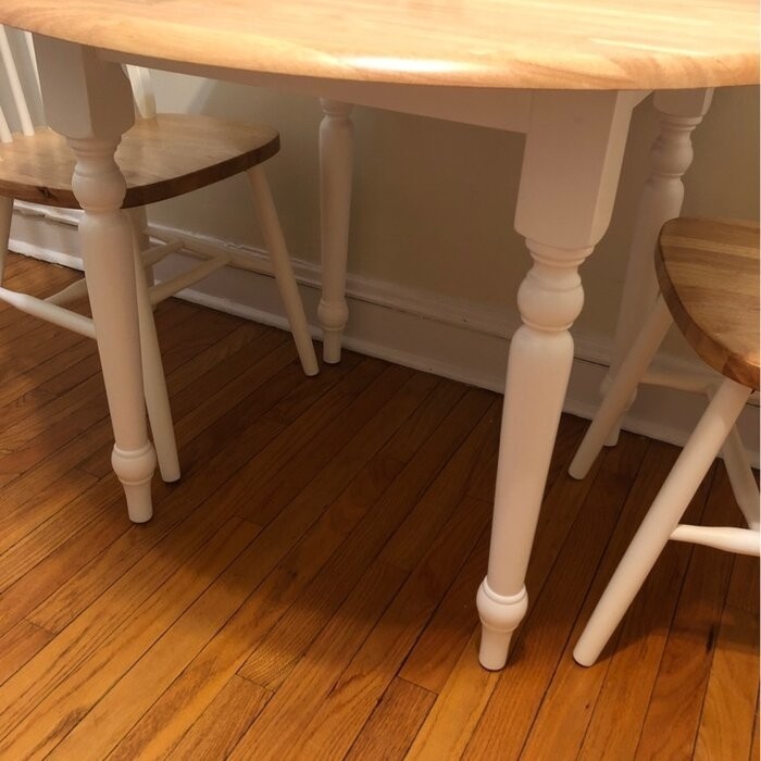 Cecelia Drop Leaf Solid Wood Dining Table