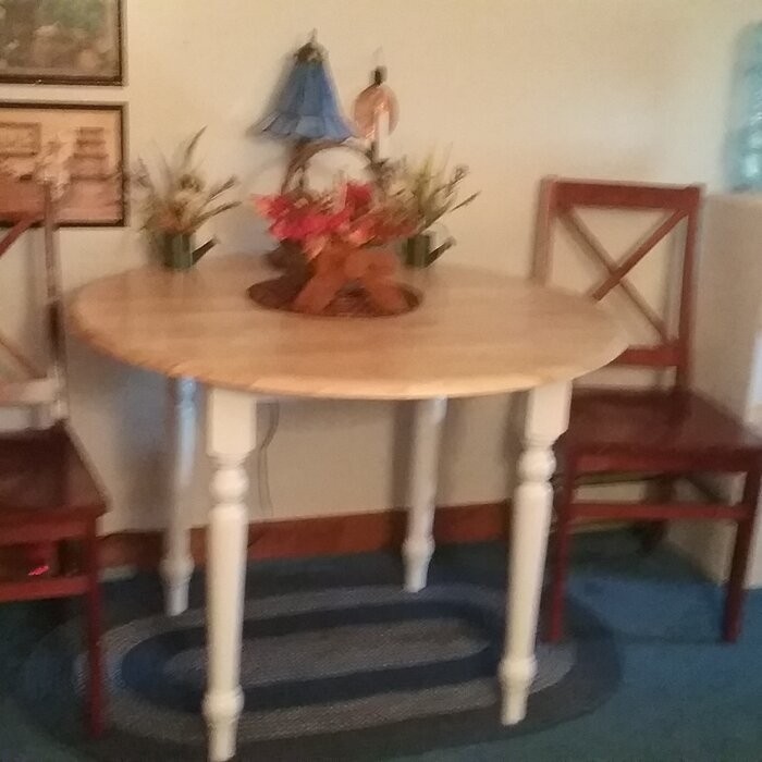 Cecelia Drop Leaf Solid Wood Dining Table