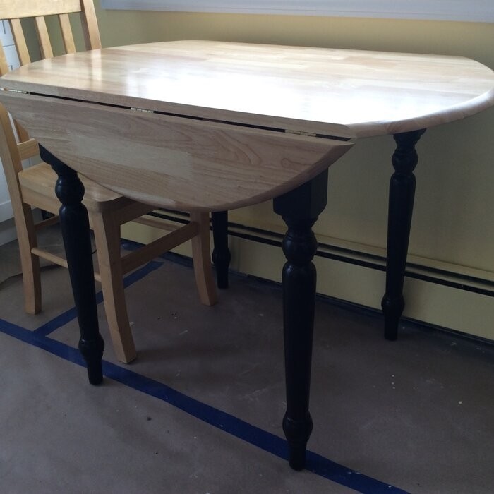 Cecelia Drop Leaf Solid Wood Dining Table