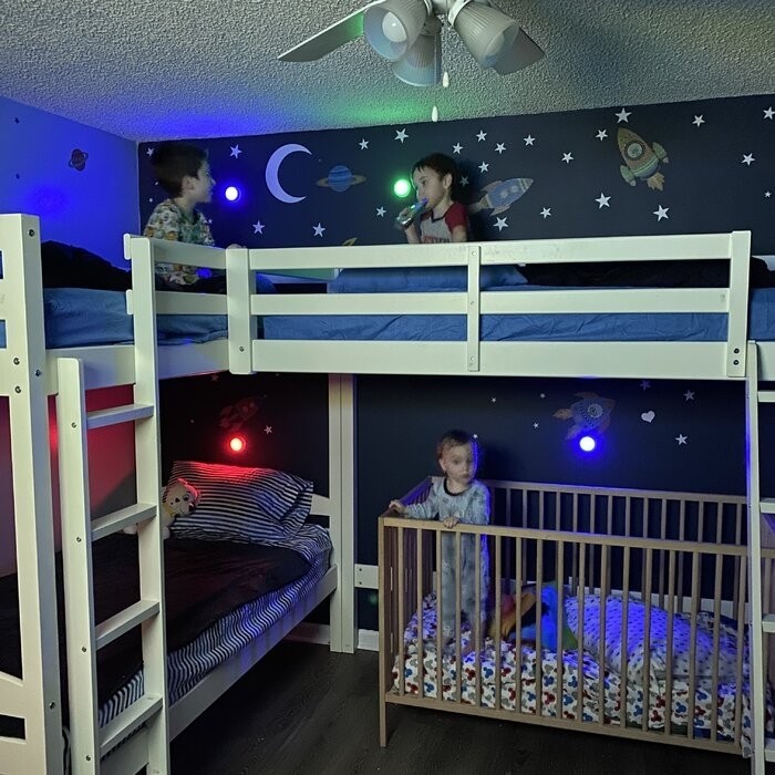 Chaim Twin Over Twin Triple / Quad Bunk Bed by Andover Mills™ Baby & Kids