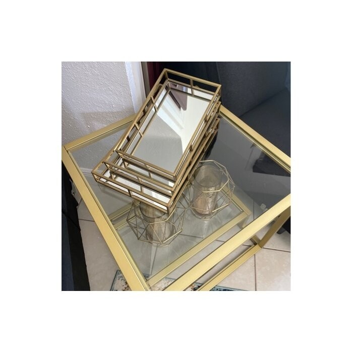 Ciaphus Nesting 3 Piece Vanity Tray Set
