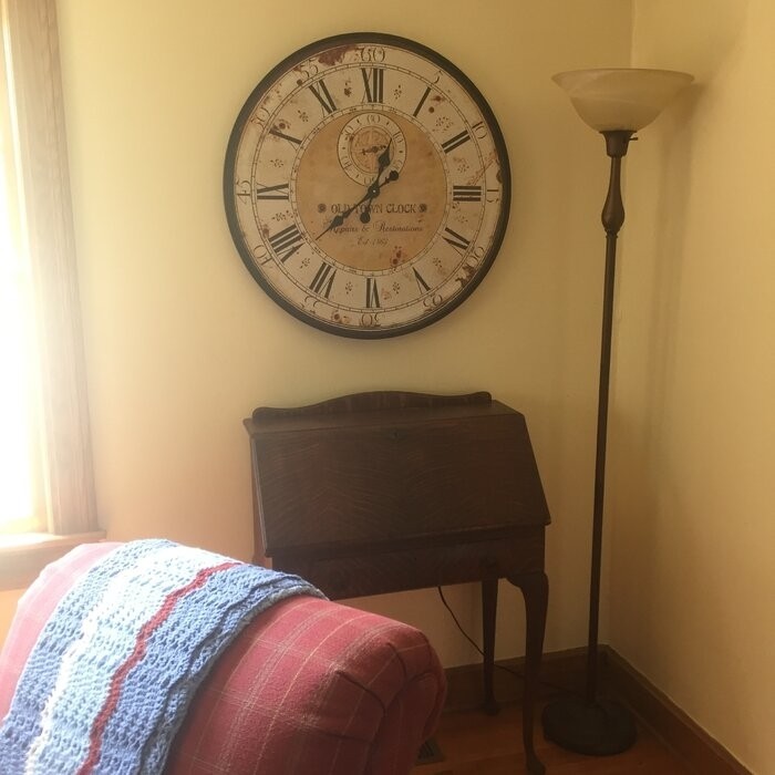 Clarke Oversized Round 31.5" Wall Clock