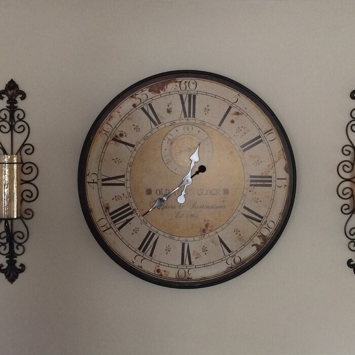 Clarke Oversized Round 31.5" Wall Clock