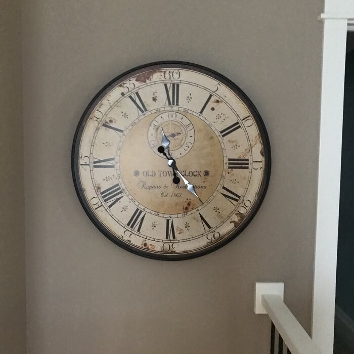 Clarke Oversized Round 31.5" Wall Clock