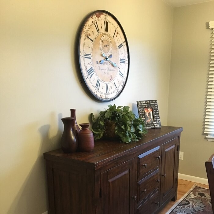 Clarke Oversized Round 31.5" Wall Clock