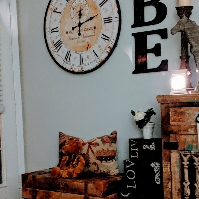 Clarke Oversized Round 31.5" Wall Clock