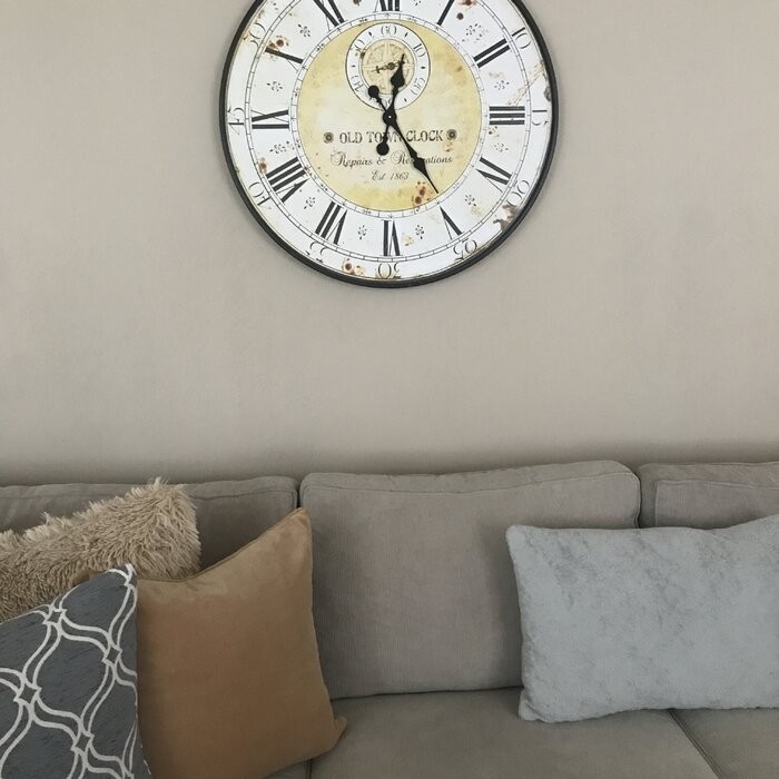 Clarke Oversized Round 31.5" Wall Clock