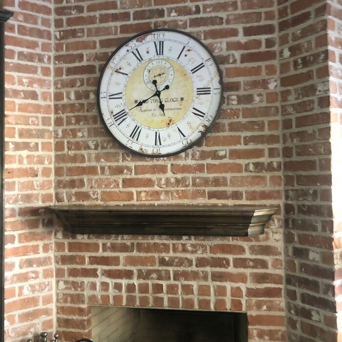 Clarke Oversized Round 31.5" Wall Clock