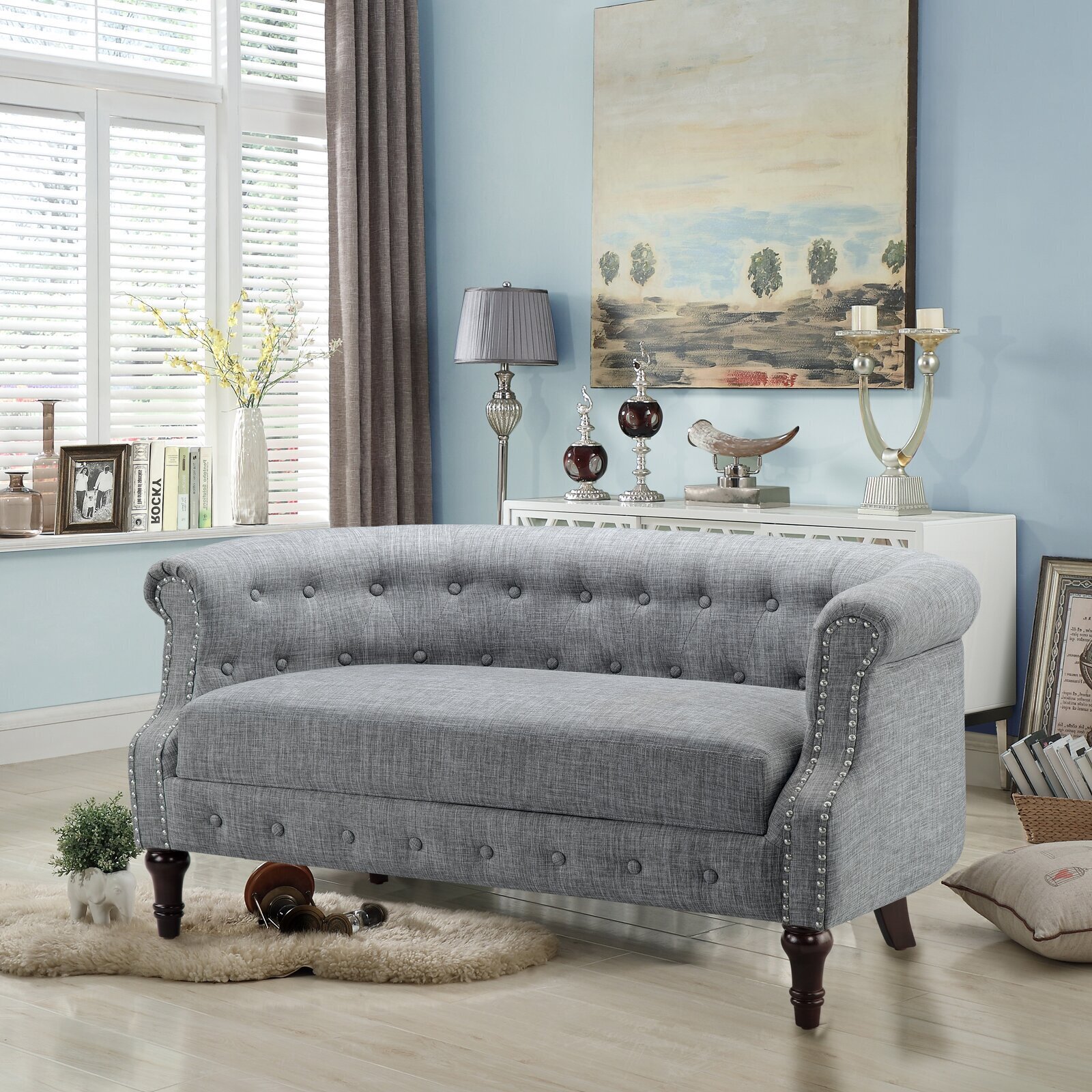 Classic English Living Room Sofa