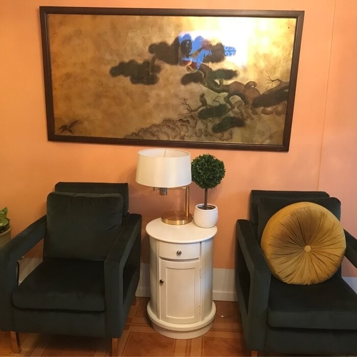 Clayne 26'' Wide Velvet Armchair