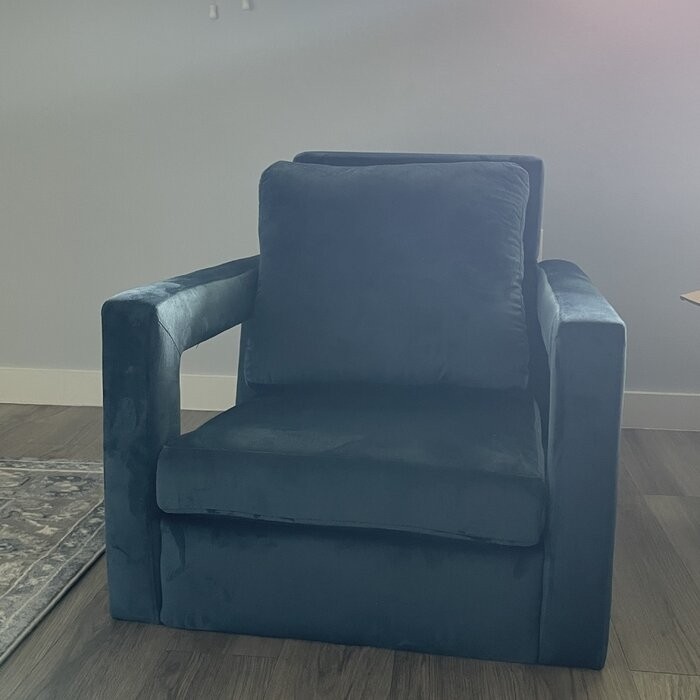 Clayne 26'' Wide Velvet Armchair