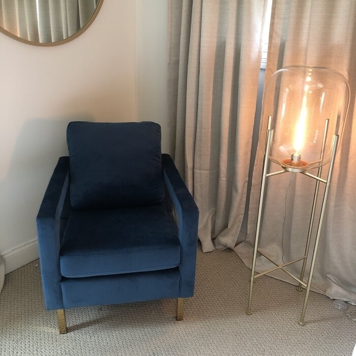 Clayne 26'' Wide Velvet Armchair