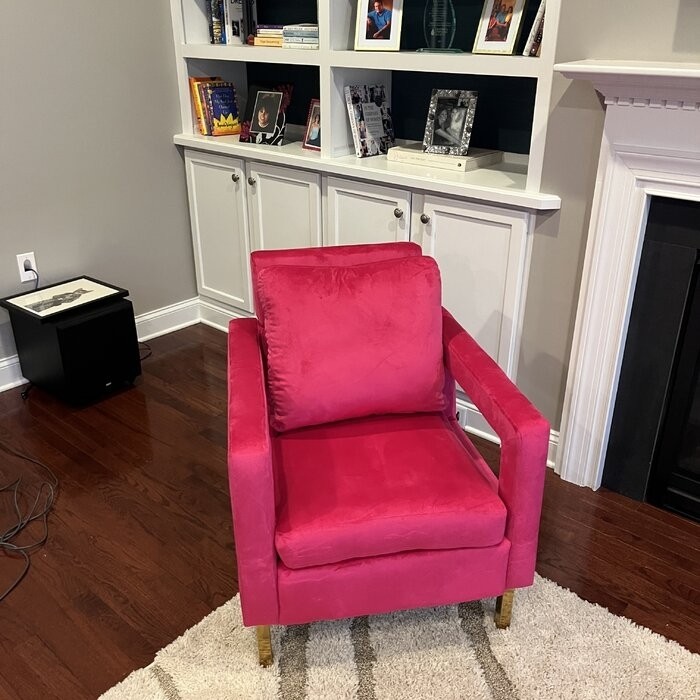 Clayne 26'' Wide Velvet Armchair