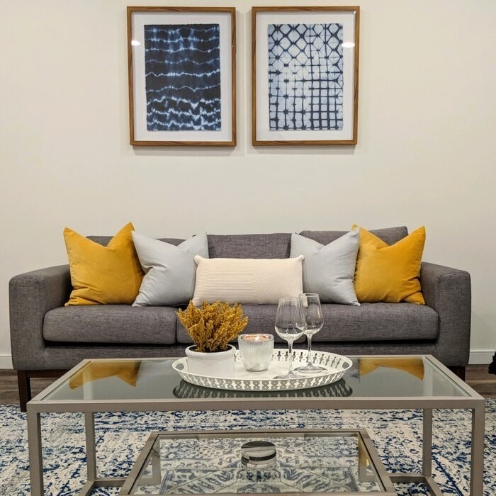 Clayton 83.47'' Square Arm Sofa